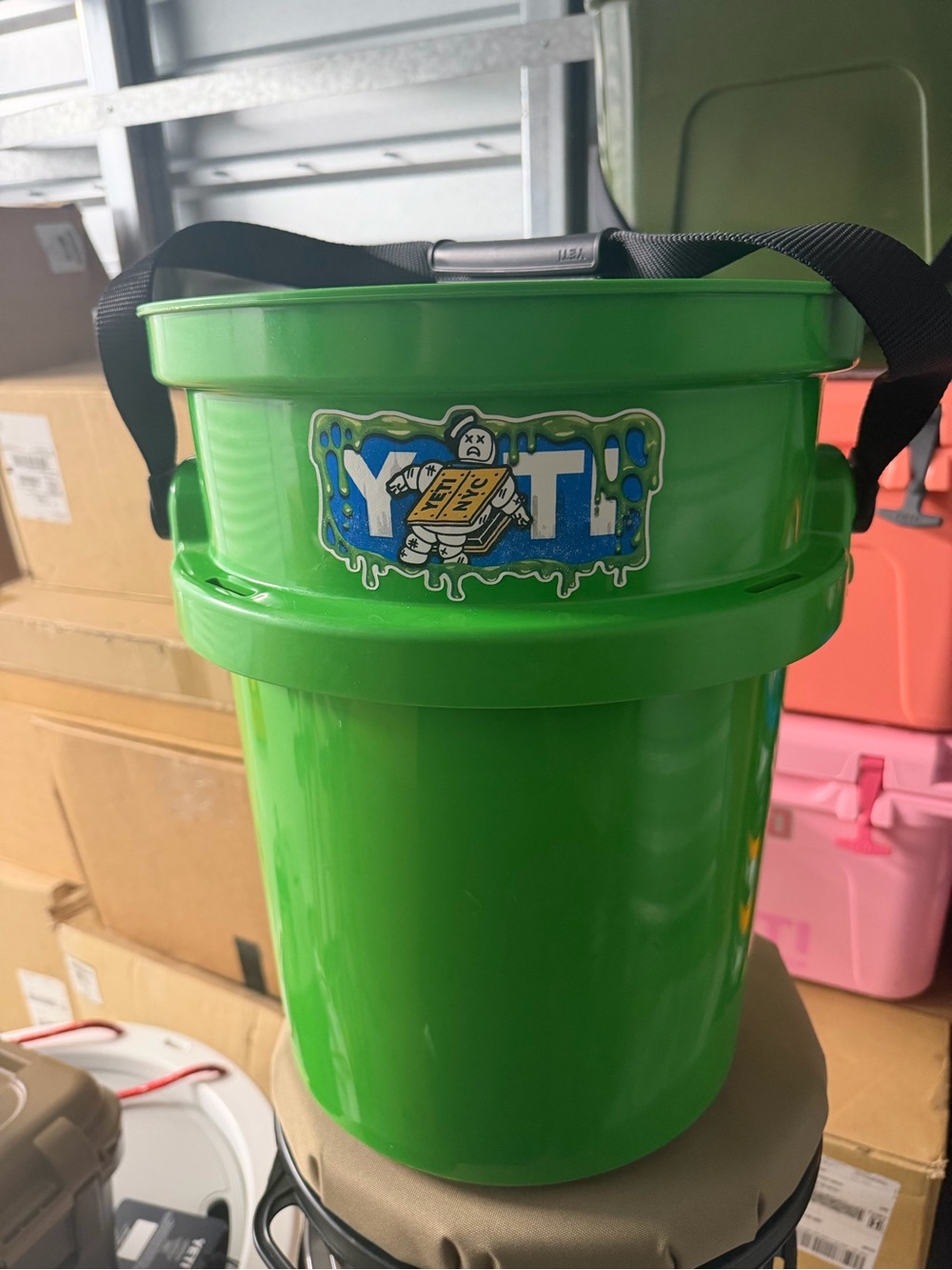 Yeti canopy green bucket